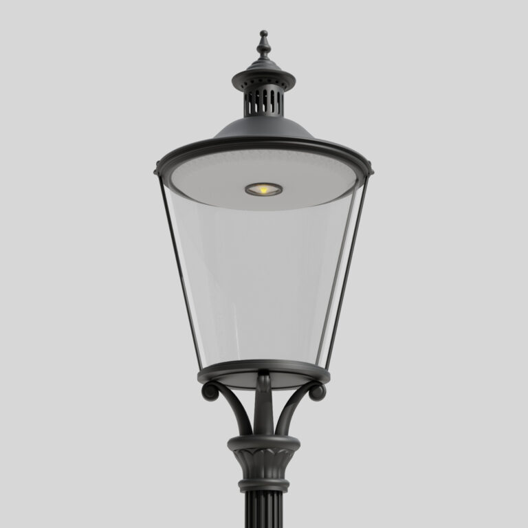 Lanterna de jardim B7/P, com luminária clássica Libra