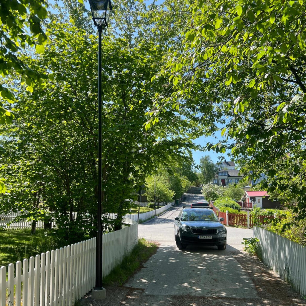 Luminária 02 Luna A, poste Echo, Estocolmo, Suécia