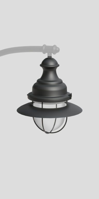 Luminária Aries Loft 04 actualizada, com cobertura