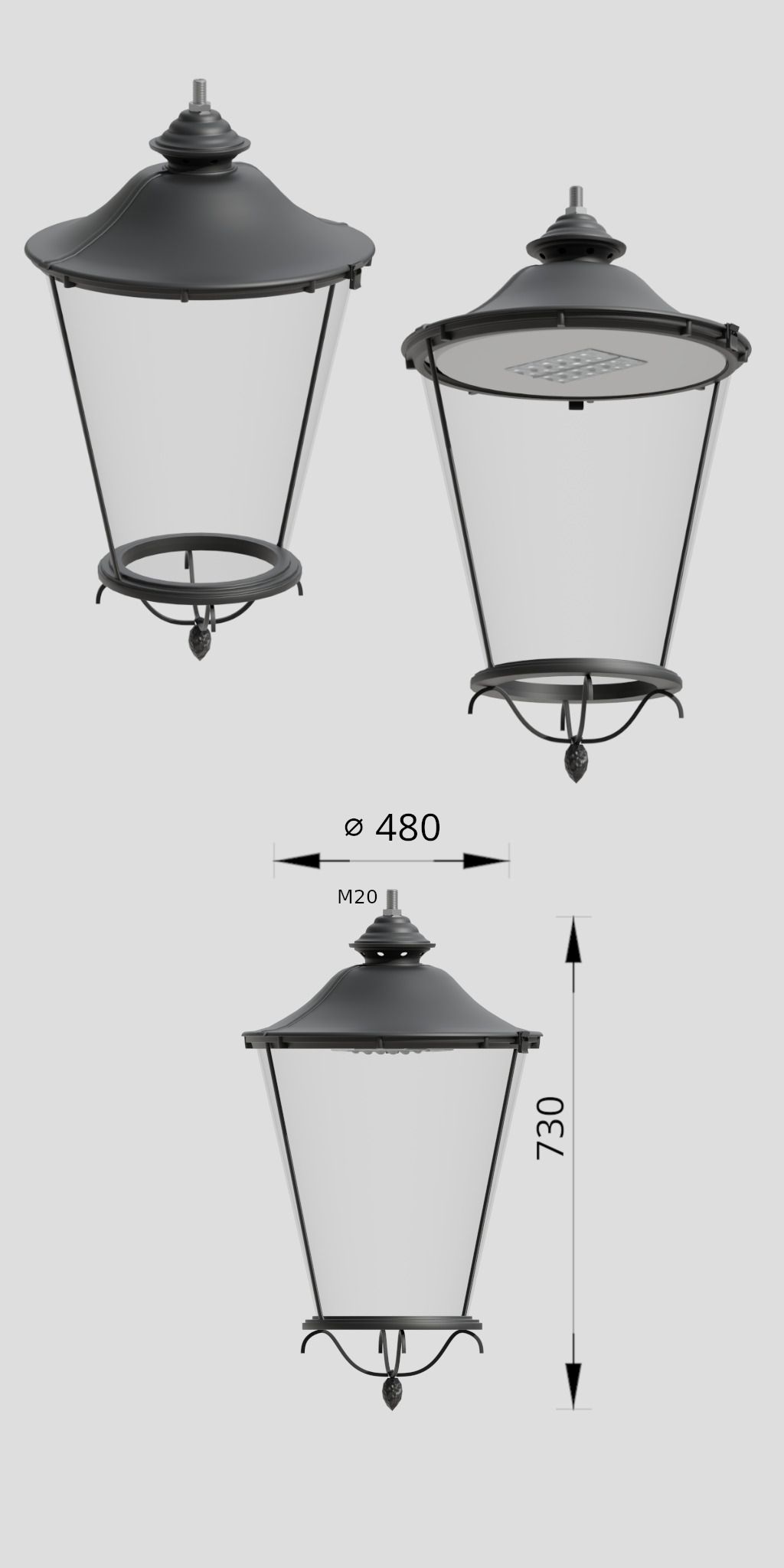 Detailed image of Luminário 03 Libra C