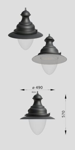 Detailed image of Luminário 04 Aries B