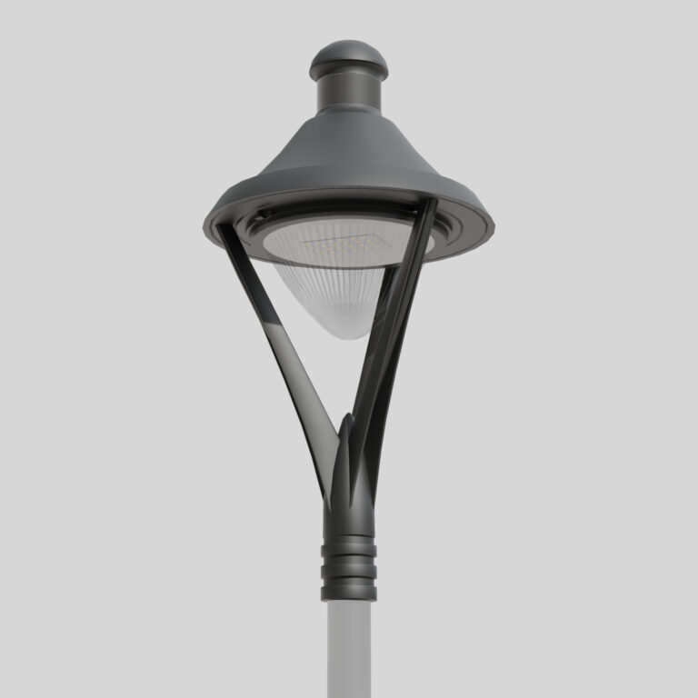 Luminária moderna 10 Opal A, com forma aerodinâmica