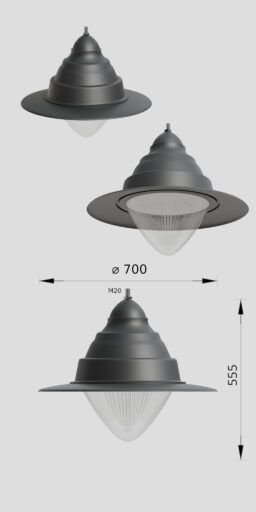 Detailed image of Luminário 23 Antares A
