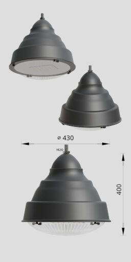 Detailed image of Luminário 23 Antares E