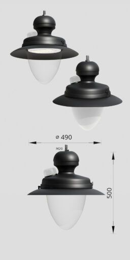 Detailed image of Luminário 04 Aries W