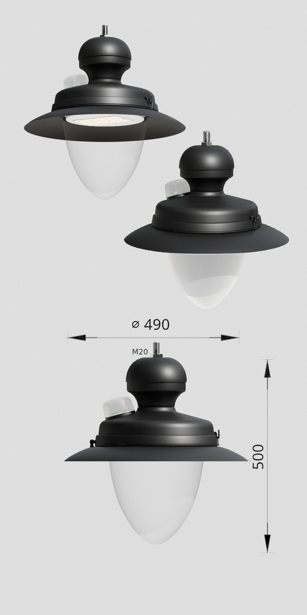 Detailed image of Luminário 04 Aries W